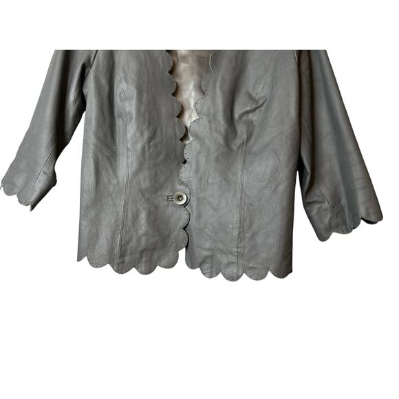 Vintage Terry Lewis Classic Luxuries Leather Jacket Shirt - Picture 5 of 16